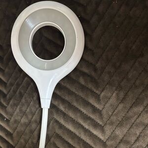 Free if bundled Clip on White Flexible Desk Lamp 3 levels